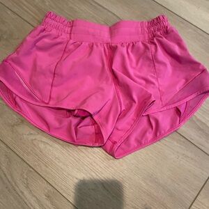 sonic pink lululemon shorts